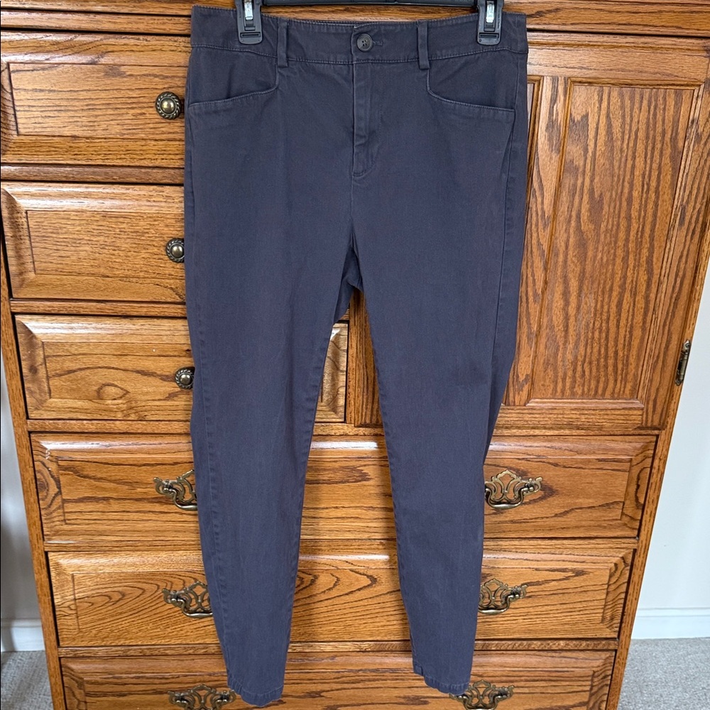 Loft Outlet Dark Gray Slim Fit Pants